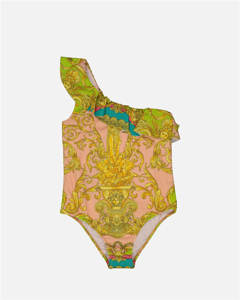 Vêtements Maillot de bain Goddess Barocco Versace Jaune Enfants
