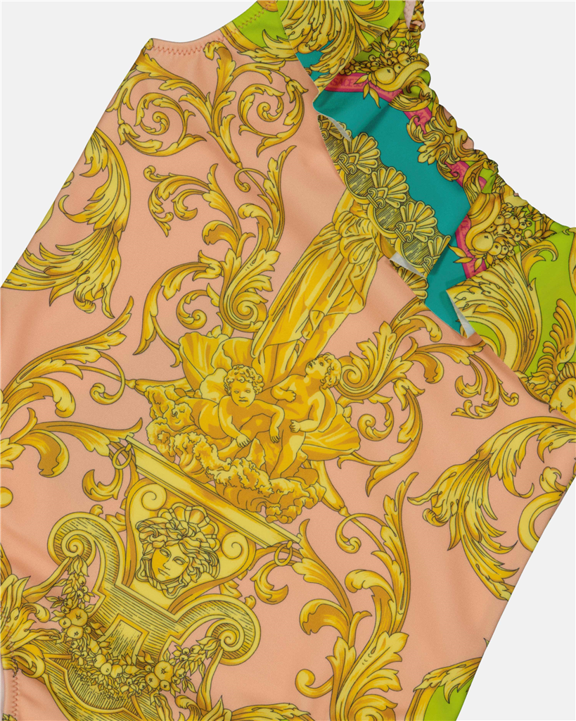 Vêtements Maillot de bain Goddess Barocco Versace Jaune Enfants