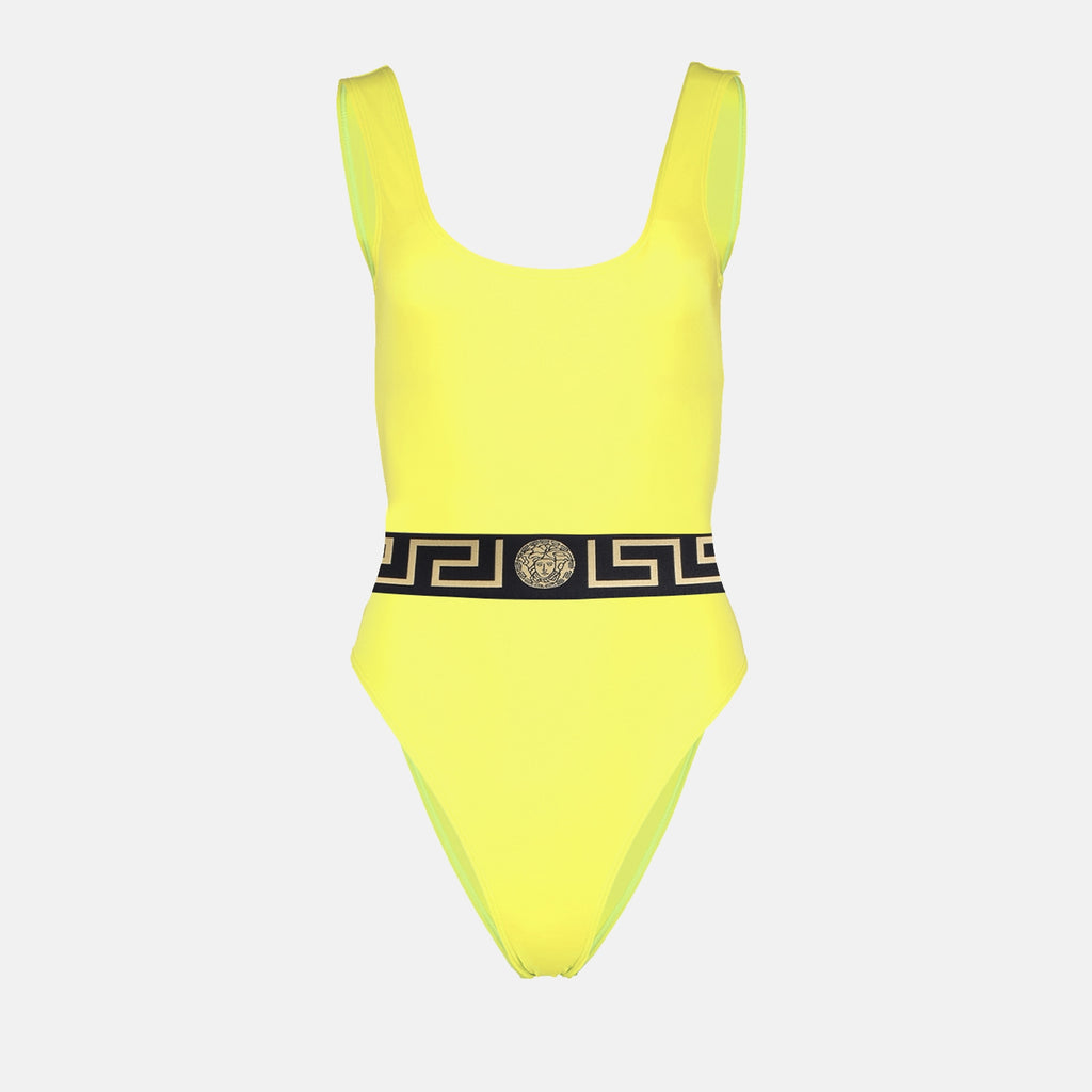 Beachwear Maillot de bain Greca Versace Jaune Femme