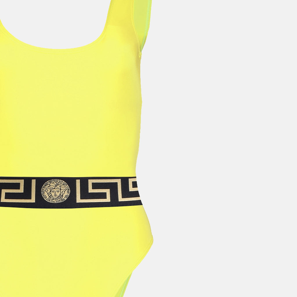 Beachwear Maillot de bain Greca Versace Jaune Femme
