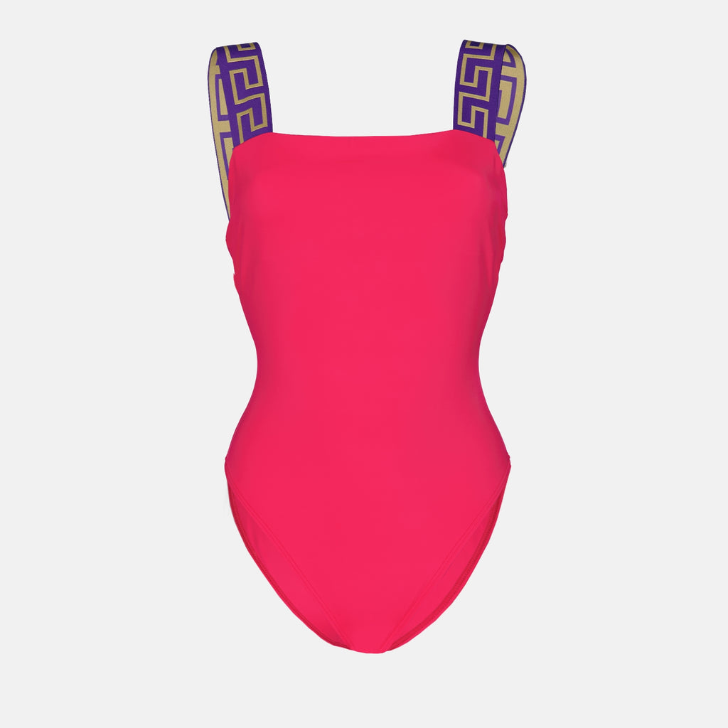 Beachwear Maillot de bain Greca Versace Rose Femme