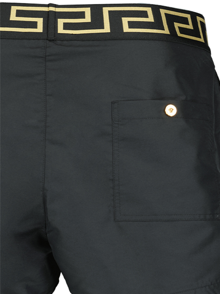 Beachwear Maillot de bain Greek Key Versace Noir Homme