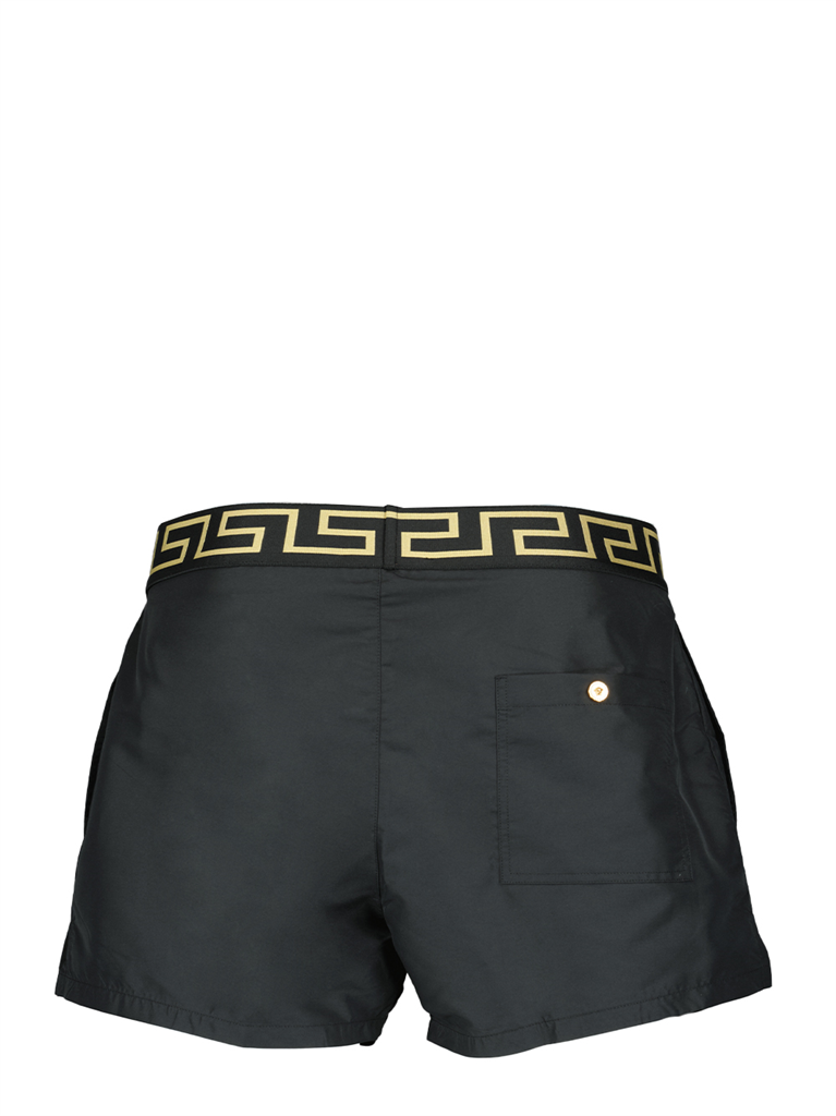 Beachwear Maillot de bain Greek Key Versace Noir Homme