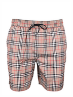 Beachwear Maillot de bain à carreaux Burberry Beige Homme