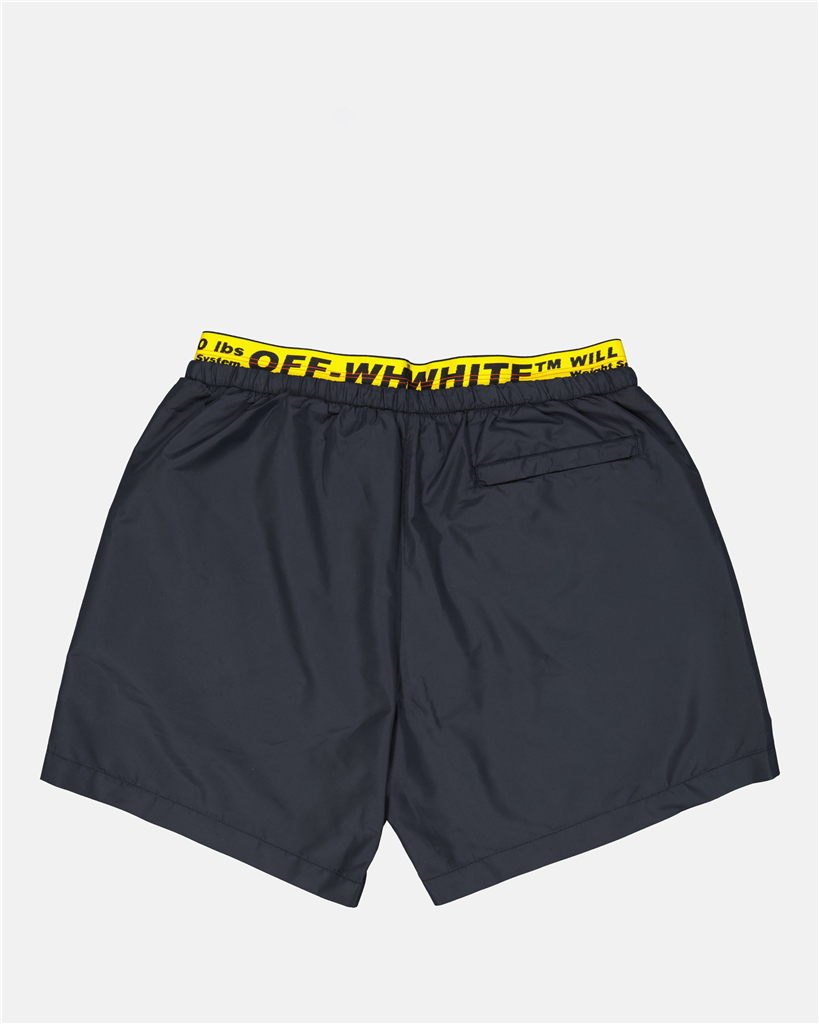 Beachwear Maillot de bain Industrial Off-White Noir Homme