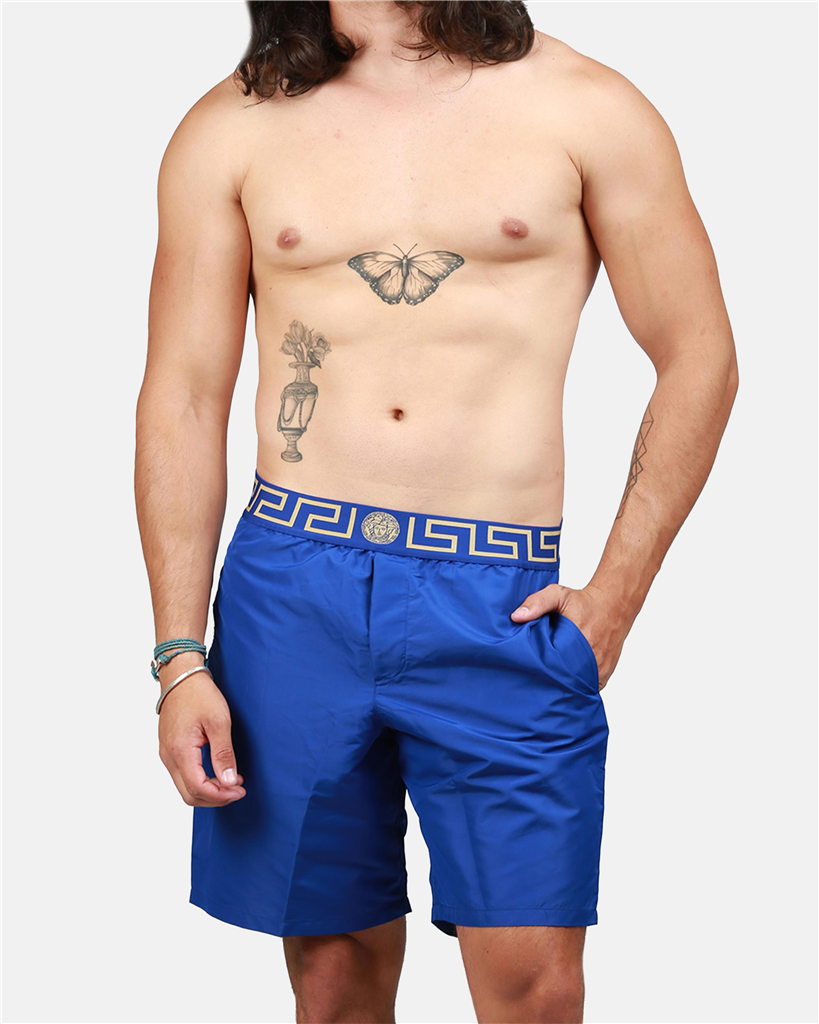 Beachwear Maillot de bain Medusa Versace Bleu Homme