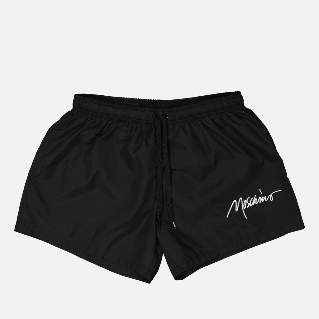 Beachwear Maillot de bain à logo Moschino Noir Homme