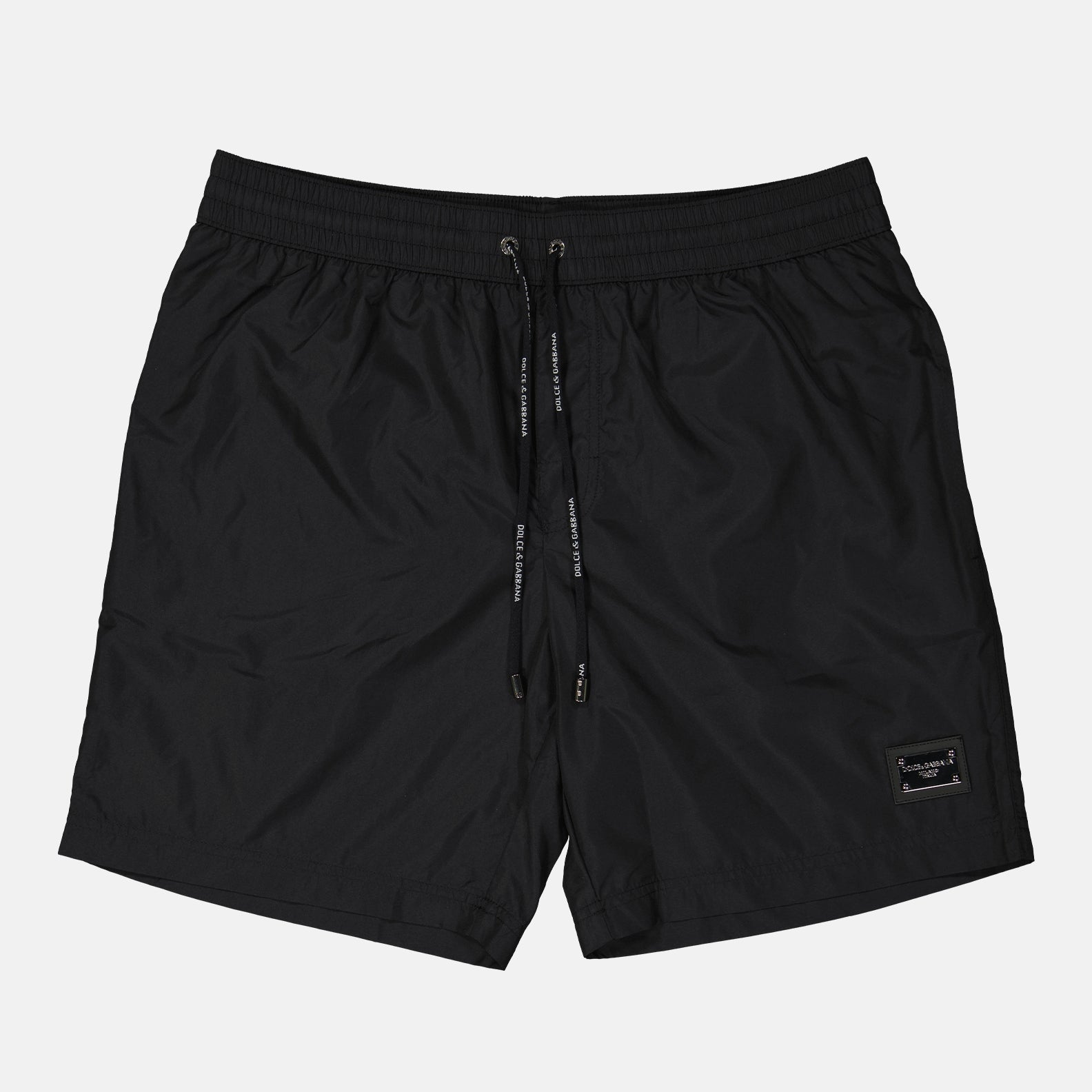 Beachwear Maillot de bain à plaquette logo Dolce & Gabbana Noir Homme