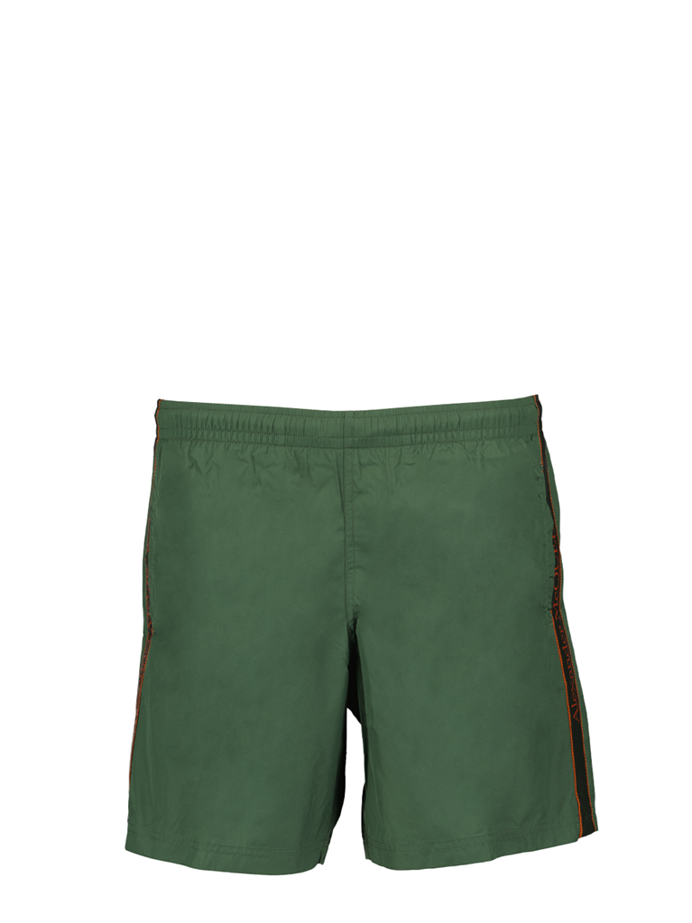 Beachwear Maillot de bain à logo Alexander McQueen Vert Homme