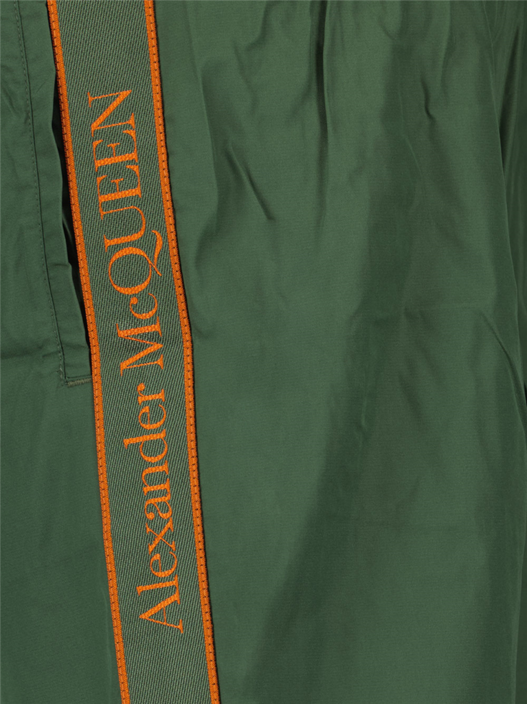 Beachwear Maillot de bain à logo Alexander McQueen Vert Homme