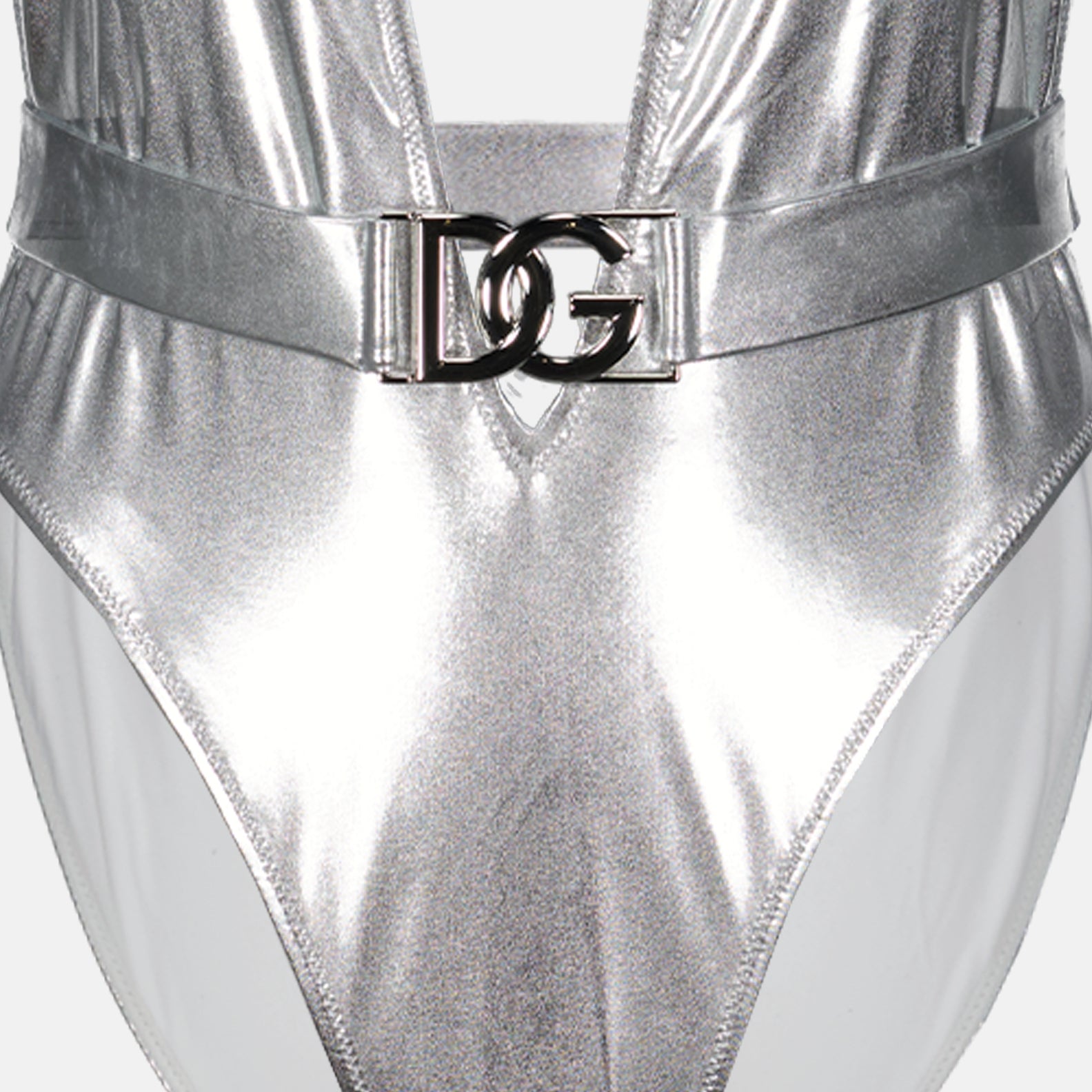 Beachwear Maillot de bain une pièce argenté Dolce & Gabbana Argenté Femme