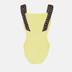 Beachwear Maillot une pièce Greca Versace Jaune Femme