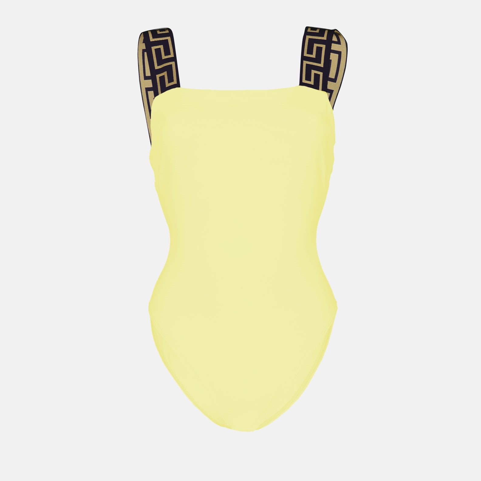 Beachwear Maillot une pièce Greca Versace Jaune Femme