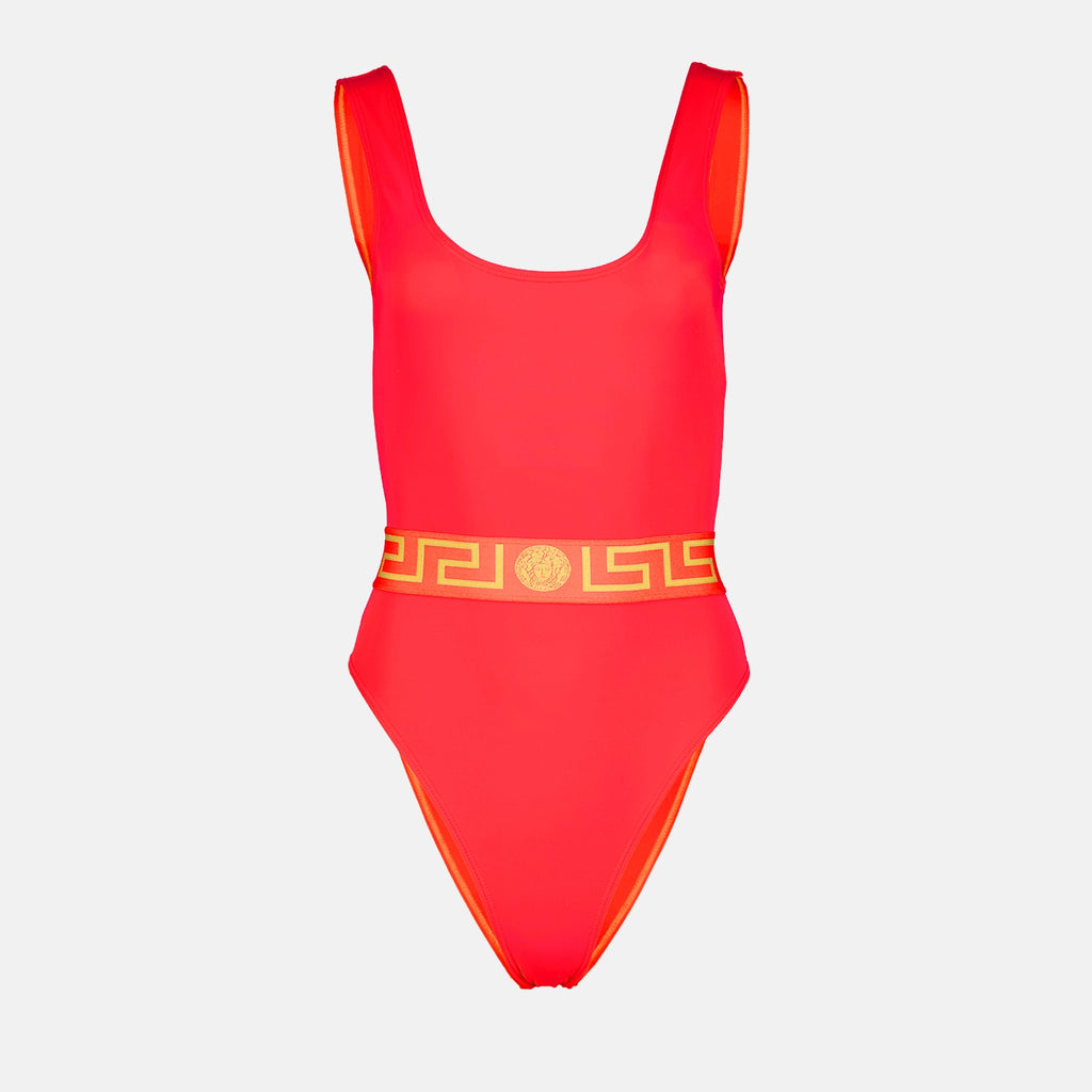 Beachwear Maillot une pièce Medusa Versace Rouge Femme