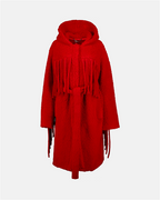 Manteaux Manteau à franges Stella McCartney Rouge Femme
