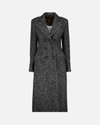 Manteaux Manteau à motif pied de poule Dolce & Gabbana Gris Femme