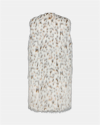 Manteaux Fourrure effet lynx Dolce & Gabbana Blanc Femme