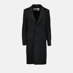 Mäntel Wollmantel Ami PARIS Grau Unisex