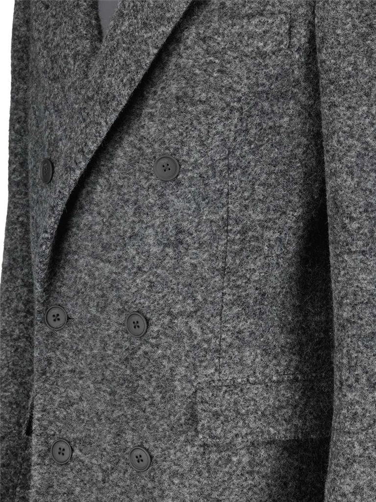 Manteaux Manteau en laine Fendi Gris Homme