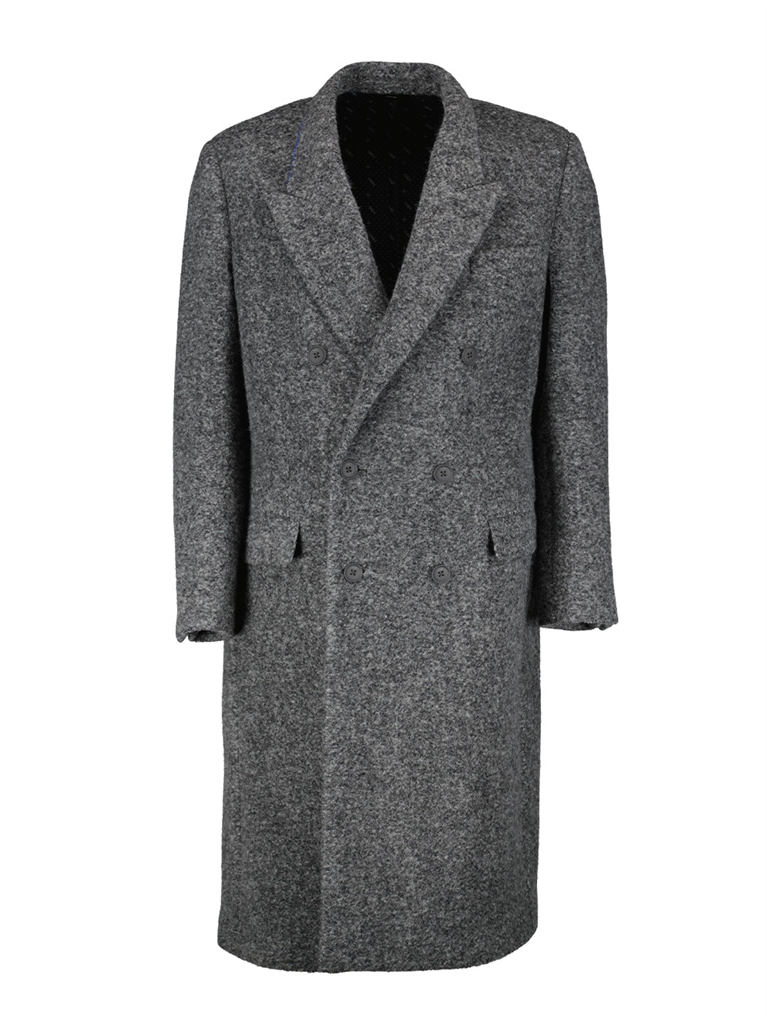 Manteaux Manteau en laine Fendi Gris Homme
