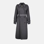 Manteaux Manteau Fendi O'Lock Fendi Gris Femme