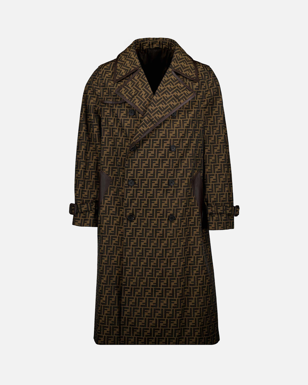 コート FFトレンチコート Fendi 茶色 男