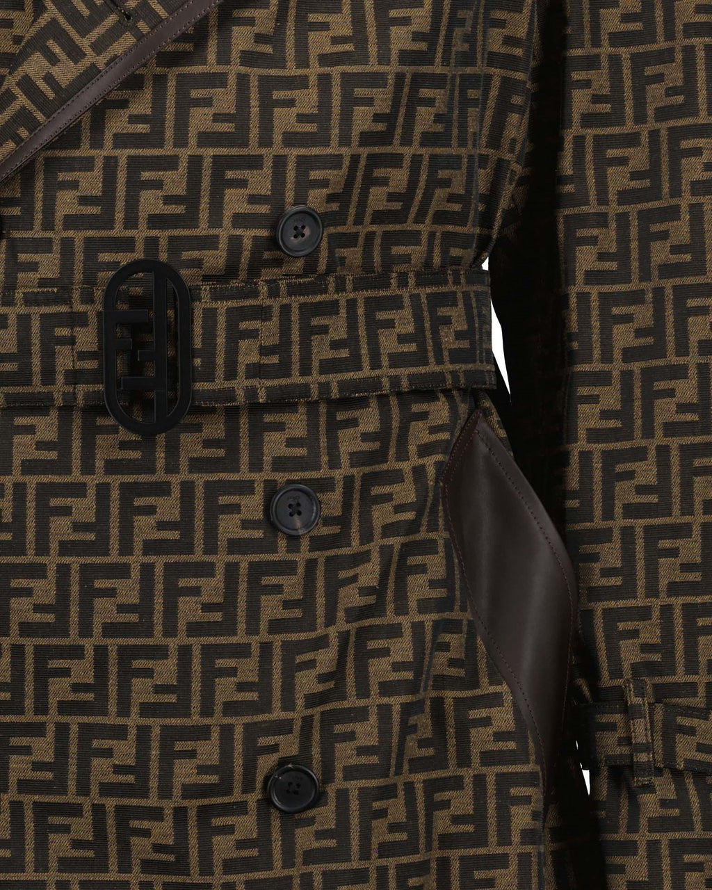 コート FFトレンチコート Fendi 茶色 男