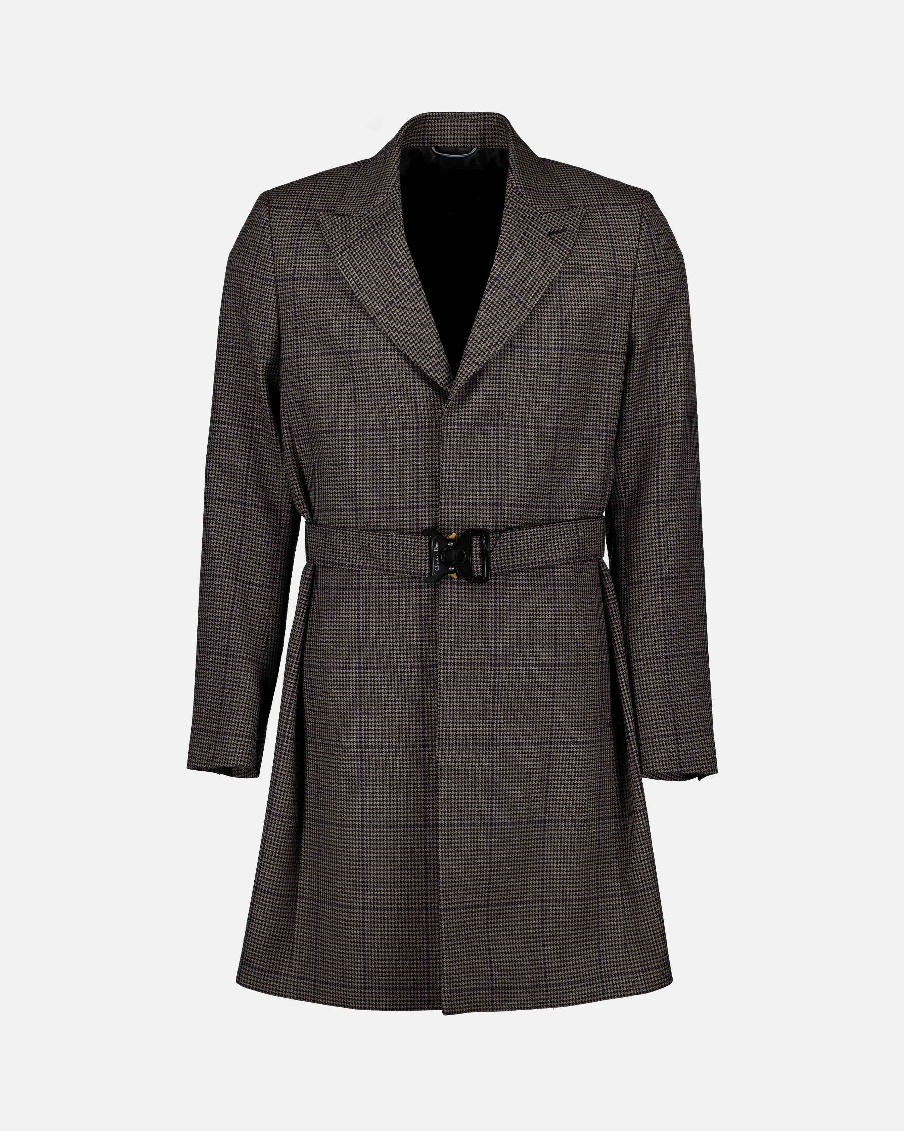 Manteau à ceinture CD