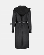 Manteaux Manteau à ceinture Prada Gris Femme