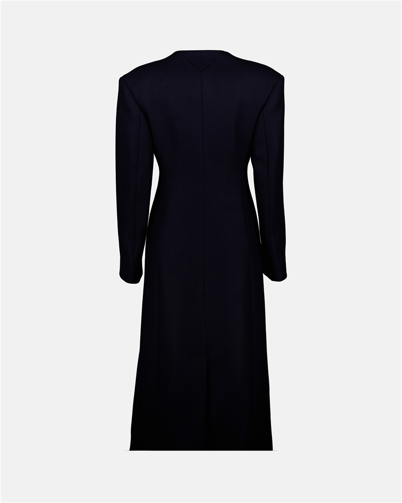 Manteaux Manteau long Prada Bleu foncé Femme