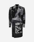Manteaux Manteau Tomek Off-White Gris Homme