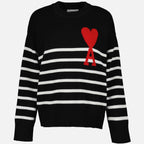 Maille Marinière Ami de Coeur Ami PARIS Noir Unisexe