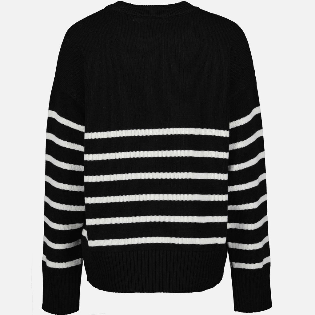 Maille Marinière Ami de Coeur Ami PARIS Noir Unisexe