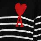 Maille Marinière Ami de Coeur Ami PARIS Noir Unisexe