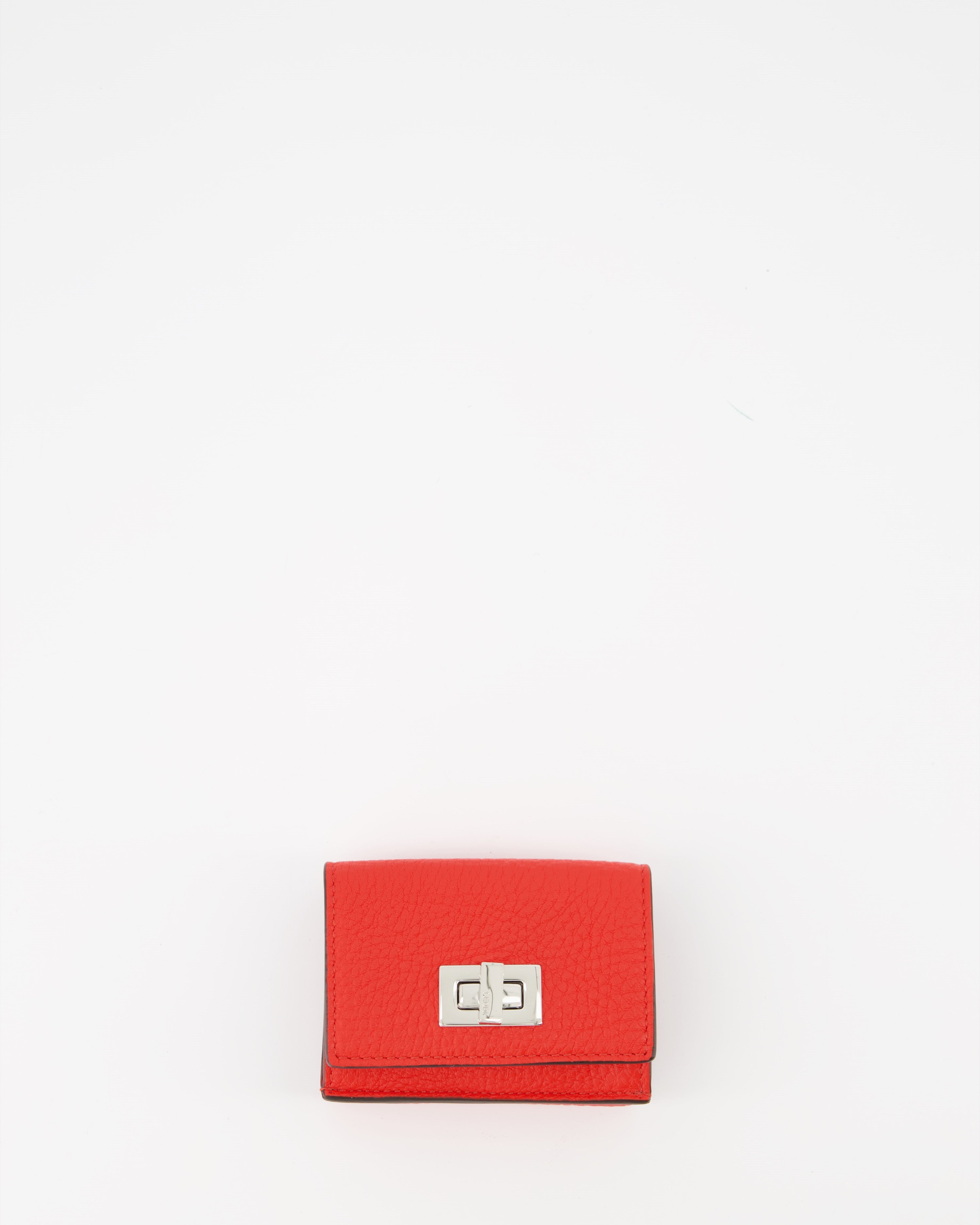 Small leather goods Peekaboo Wallet Fendi Red Women
