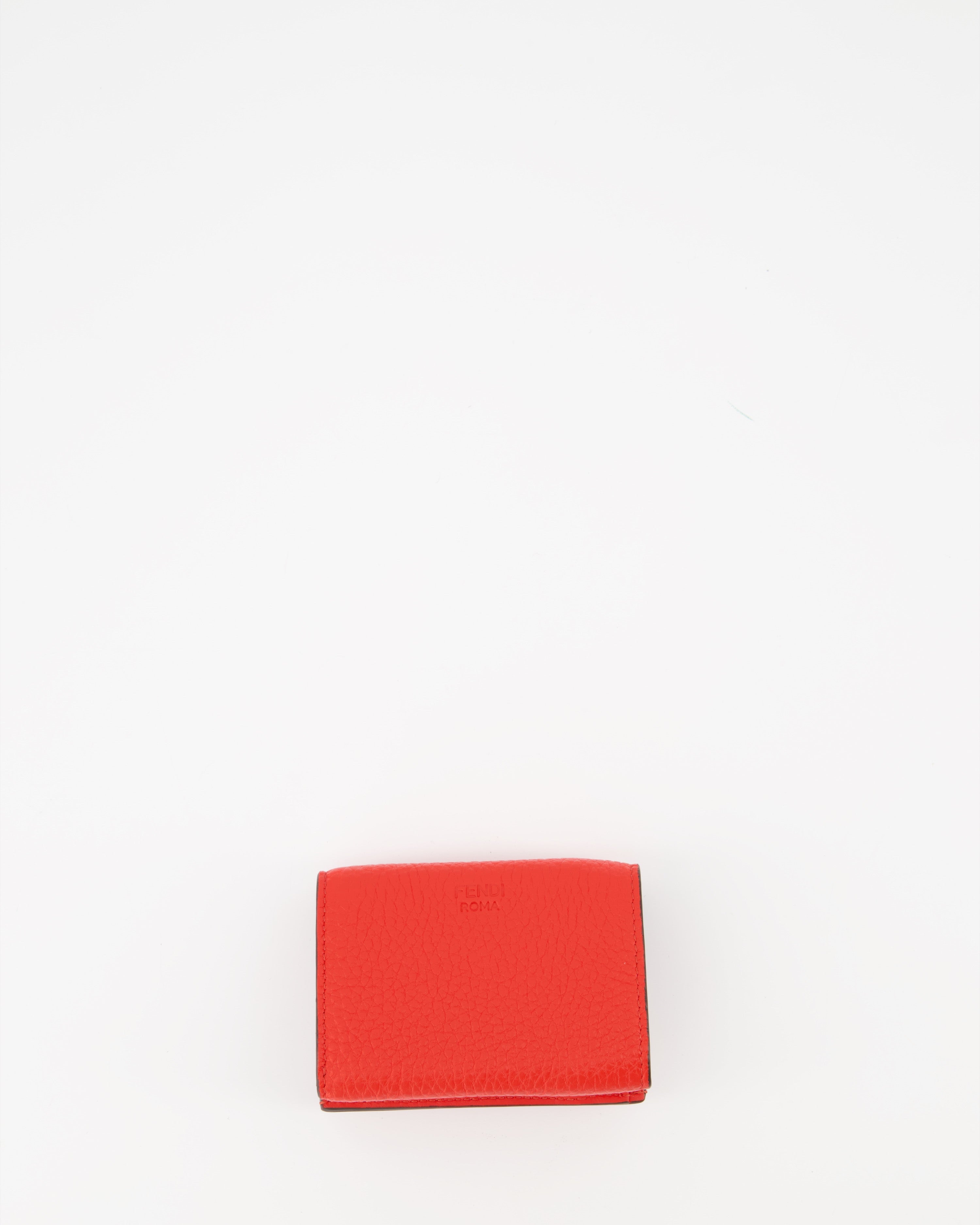 Small leather goods Peekaboo Wallet Fendi Red Women