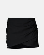 Jupes Mini-jupe croisé Off-White Noir Femme
