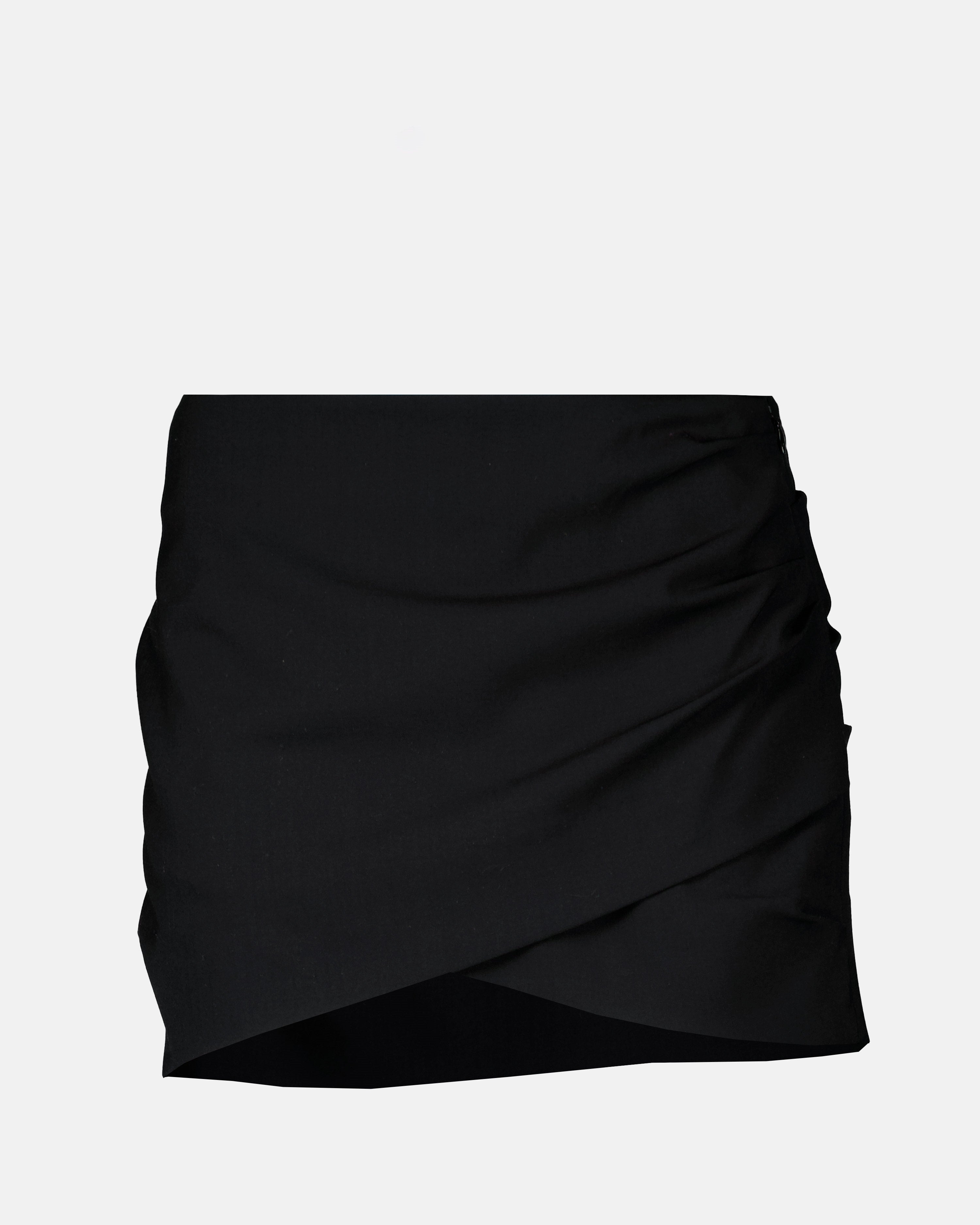 Jupes Mini-jupe croisé Off-White Noir Femme