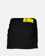 Jupes Mini-jupe croisé Off-White Noir Femme