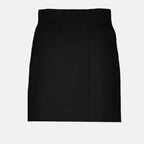 Jupes Mini-jupe croisée Off-White Noir Femme