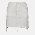 Jupes Mini-jupe en jean Off-White Blanc Femme