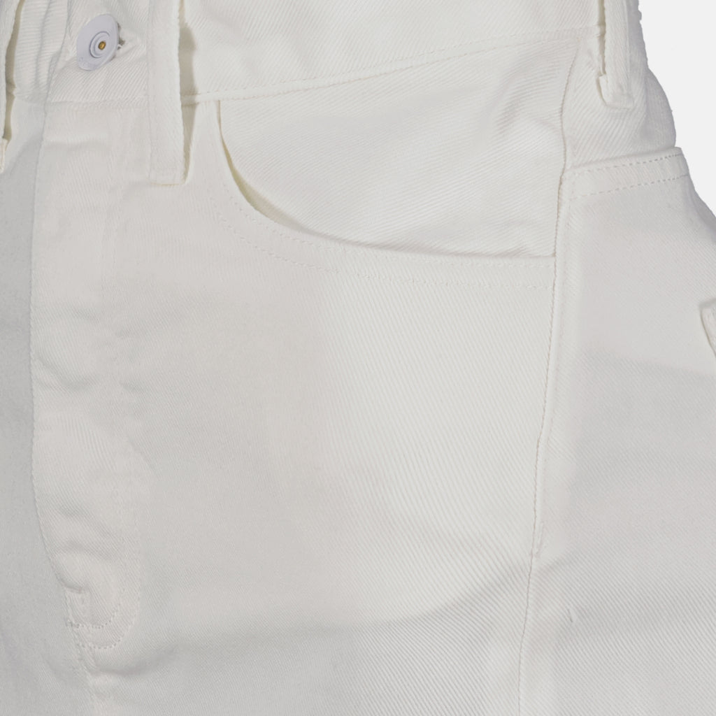 Jupes Mini-jupe en jean Off-White Blanc Femme