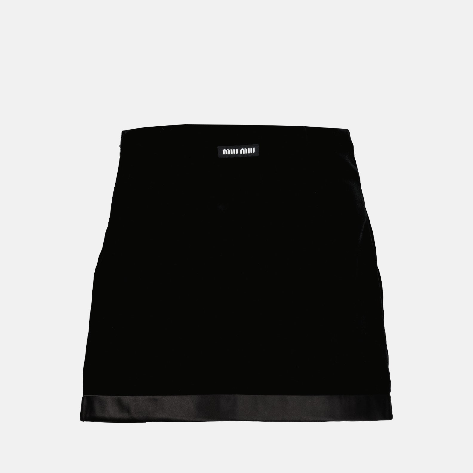 Jupes Mini-jupe en tissu bouclé Miu Miu Noir Femme