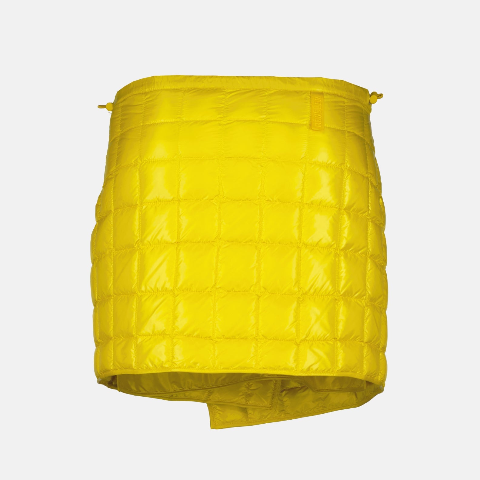 Jupes Mini-jupe matelassée Moncler Jaune Femme