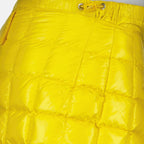 Jupes Mini-jupe matelassée Moncler Jaune Femme