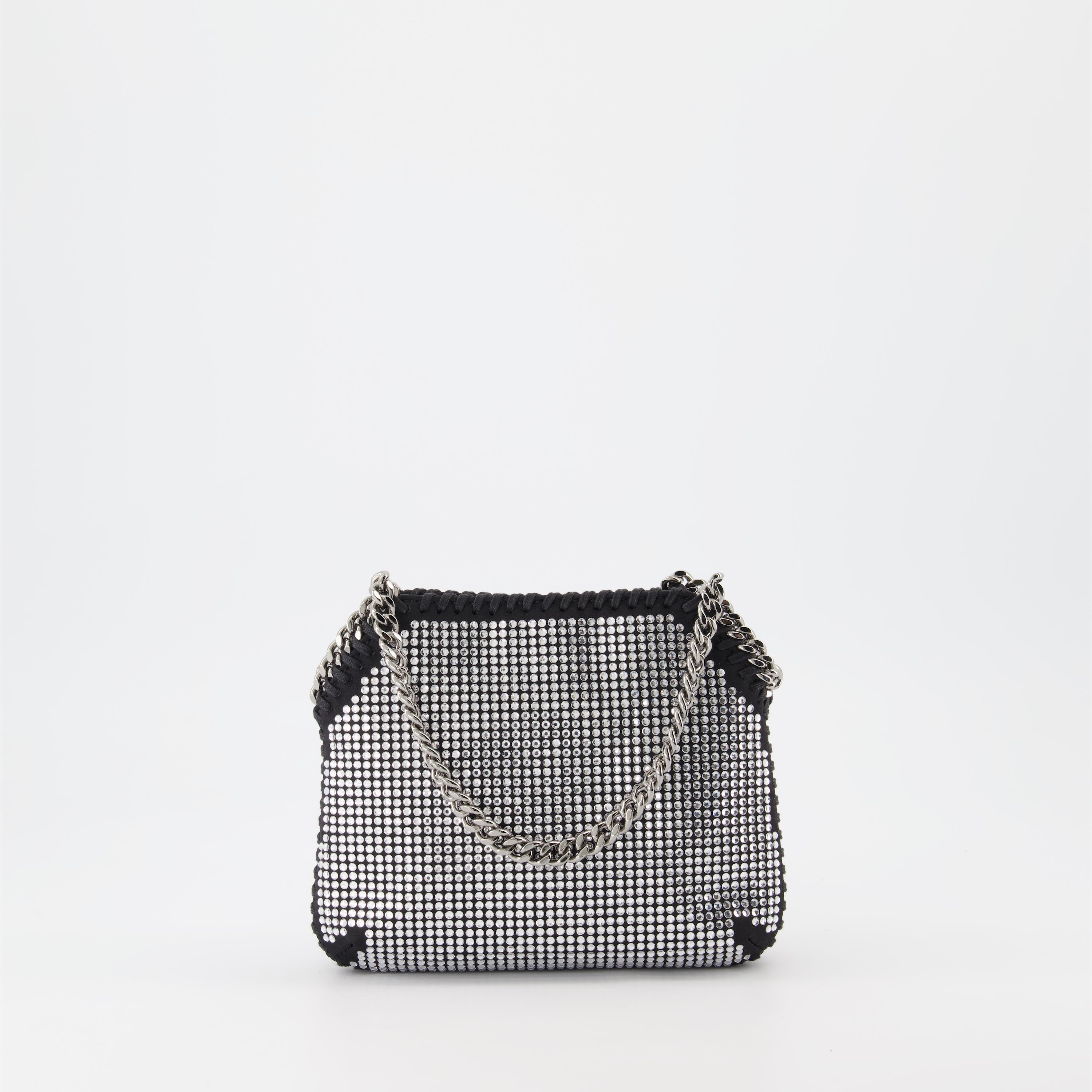 Borse a mano e a spalla Sac Falabella à cristaux Stella McCartney Argento Femme