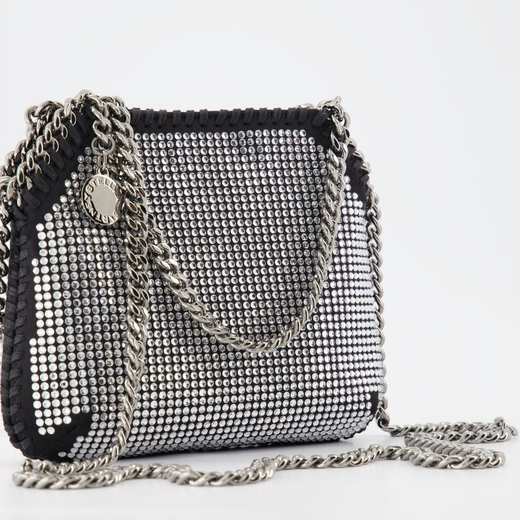 Borse a mano e a spalla Sac Falabella à cristaux Stella McCartney Argento Femme
