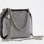 Borse a mano e a spalla Sac Falabella à cristaux Stella McCartney Argento Femme