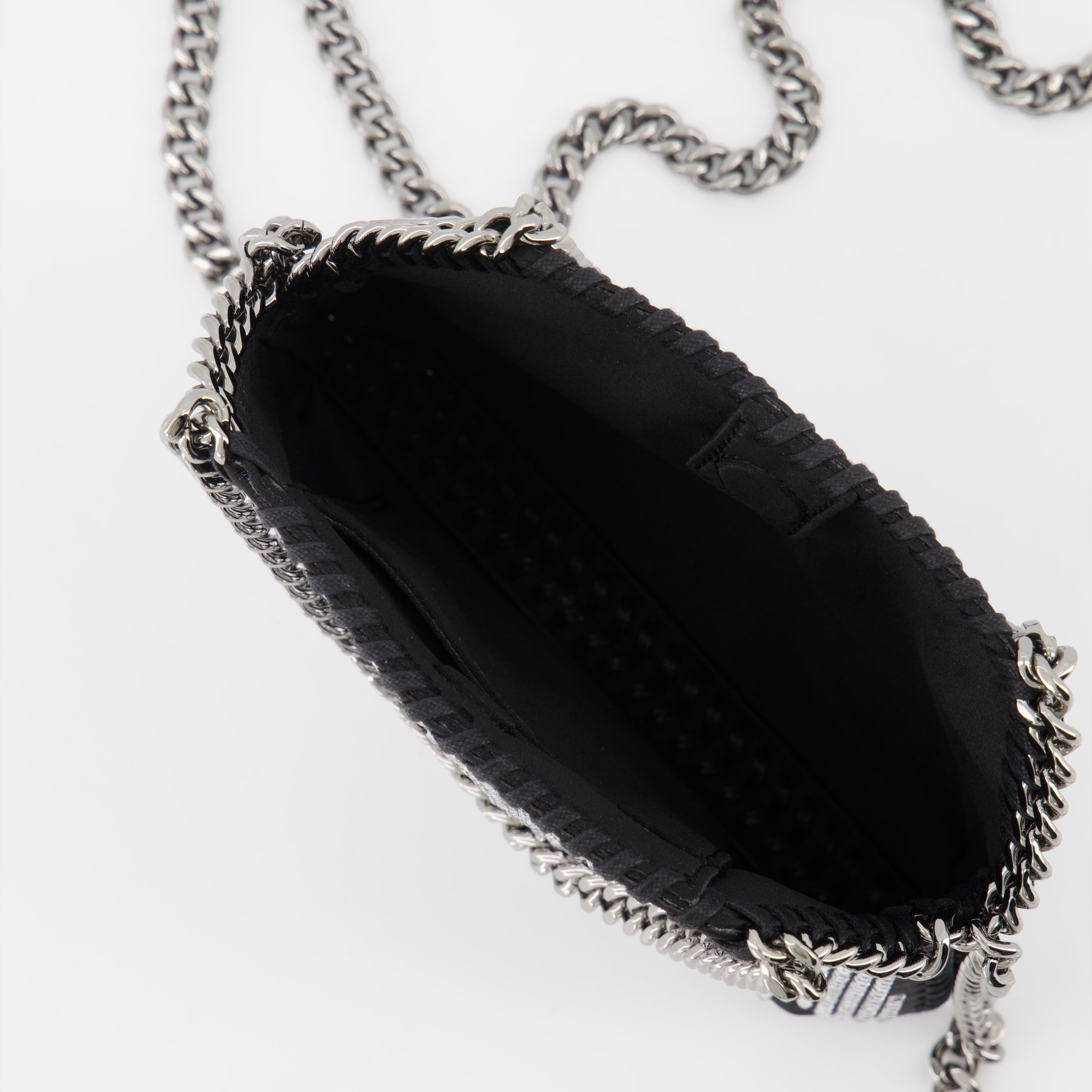 Borse a mano e a spalla Sac Falabella à cristaux Stella McCartney Argento Femme