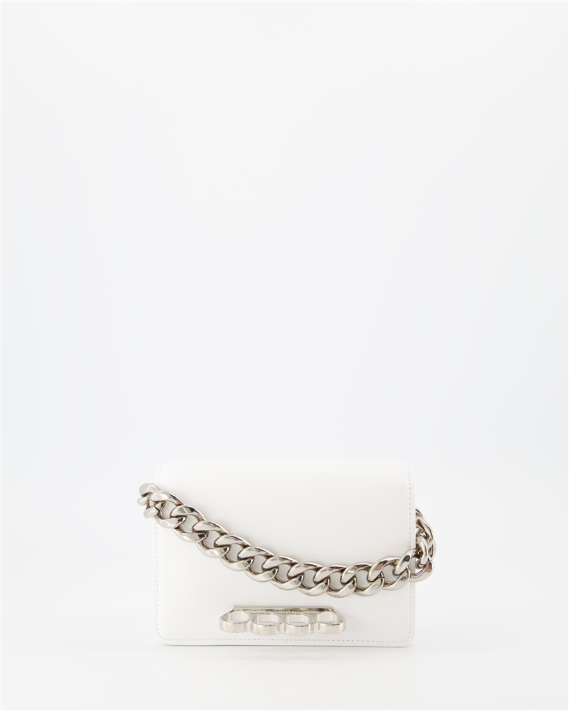 Sacs bandoulière Sac The Four Ring Alexander McQueen Blanc Femme